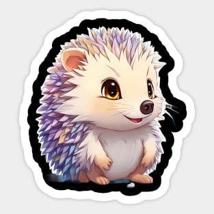 Spikes Smiles Heartwarming Baby Hedgehog Sticker